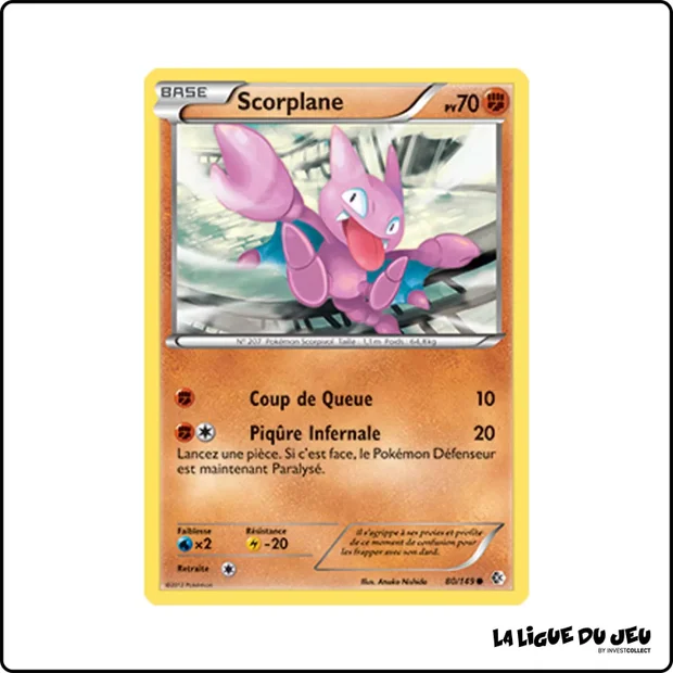 Commune - Pokemon - Frontières Franchies - Scorplane 80/149