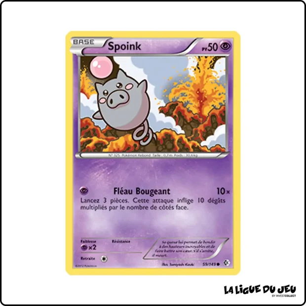 Commune - Pokemon - Frontières Franchies - Spoink 59/149