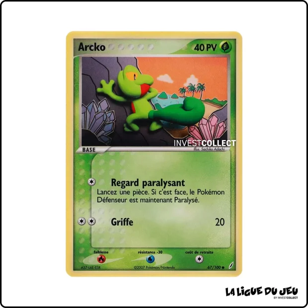 Commune - Pokemon - Gardiens de Cristal - Arcko 67/100