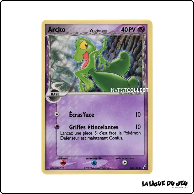Commune - Pokemon - Gardiens de Cristal - Arcko δ 68/100