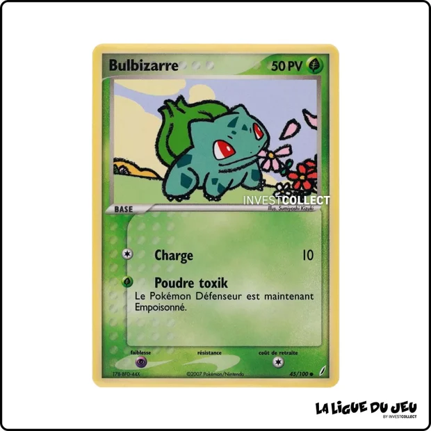 Commune - Pokemon - Gardiens de Cristal - Bulbizarre 45/100