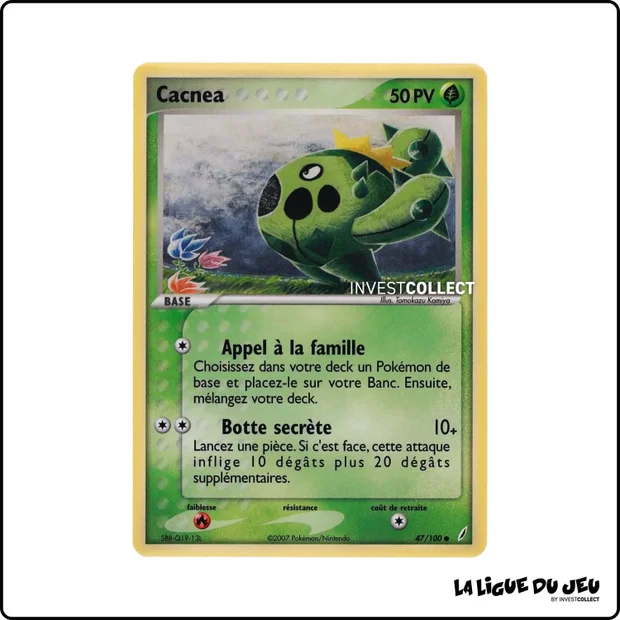 Commune - Pokemon - Gardiens de Cristal - Cacnea 47/100