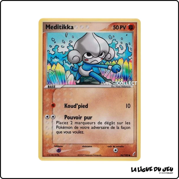 Commune - Pokemon - Gardiens de Cristal - Meditikka 56/100