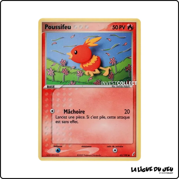 Commune - Pokemon - Gardiens de Cristal - Poussifeu 65/100