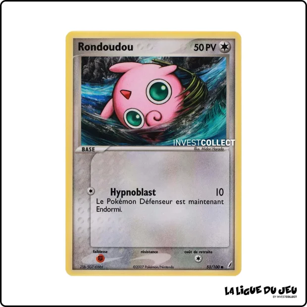 Commune - Pokemon - Gardiens de Cristal - Rondoudou 53/100