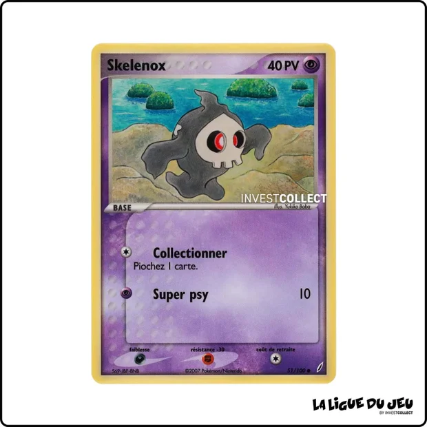Commune - Pokemon - Gardiens de Cristal - Skelenox 51/100