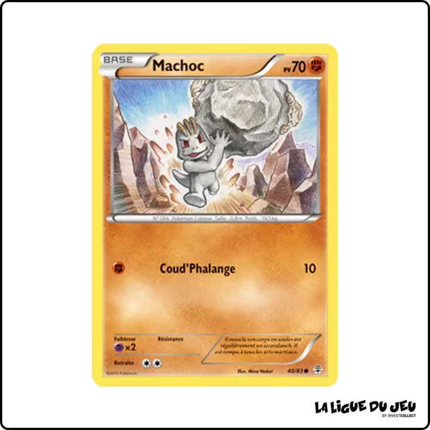 Commune - Pokemon - Générations - Machoc 40/83