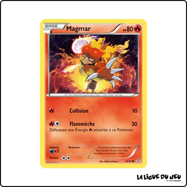 Commune - Pokemon - Générations - Magmar 16/83