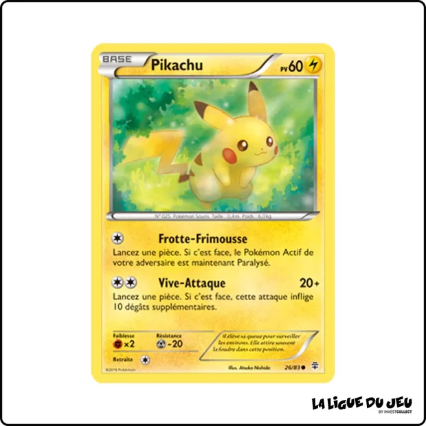 Commune - Pokemon - Générations - Pikachu 26/83