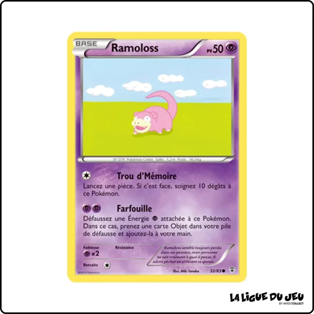 Commune - Pokemon - Générations - Ramoloss 32/83