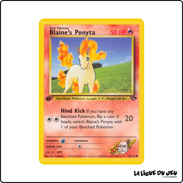 Commune - Pokemon - Gym Challenge - Blaine's Ponyta 64/132