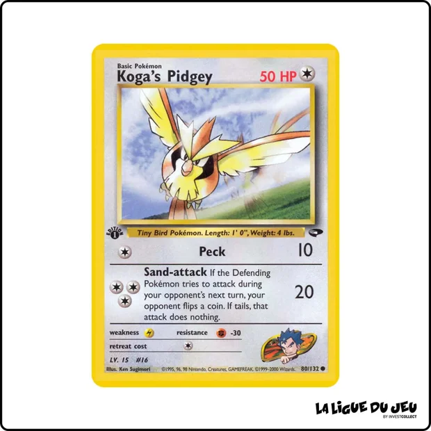 Commune - Pokemon - Gym Challenge - Koga's Pidgey 80/132