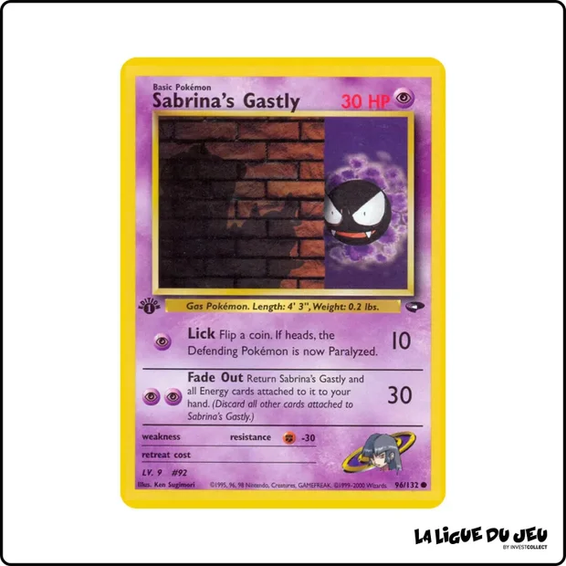 Commune - Pokemon - Gym Challenge - Sabrina's Gastly 96/132