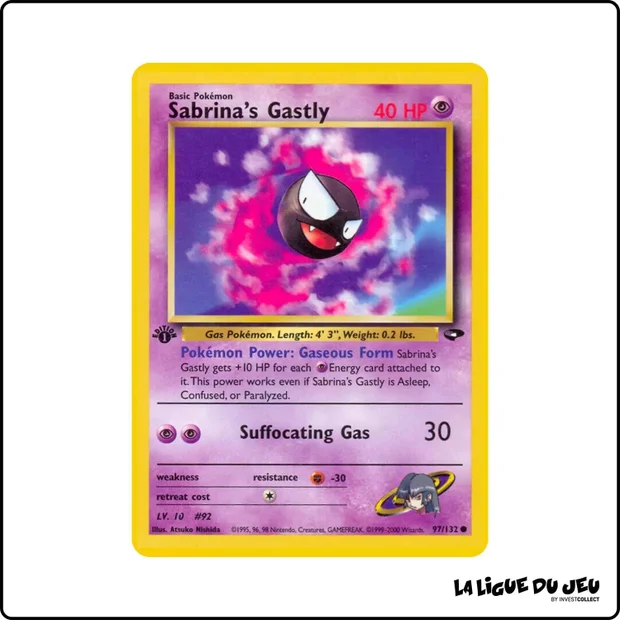 Commune - Pokemon - Gym Challenge - Sabrina's Gastly 97/132