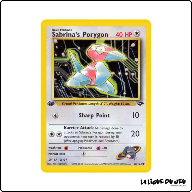 Commune - Pokemon - Gym Challenge - Sabrina's Porygon 98/132