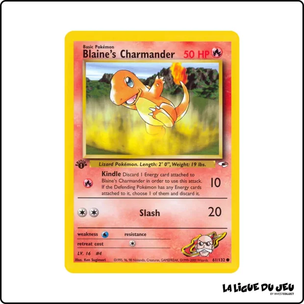 Commune - Pokemon - Gym Heroes - Blaine's Charmander 61/132