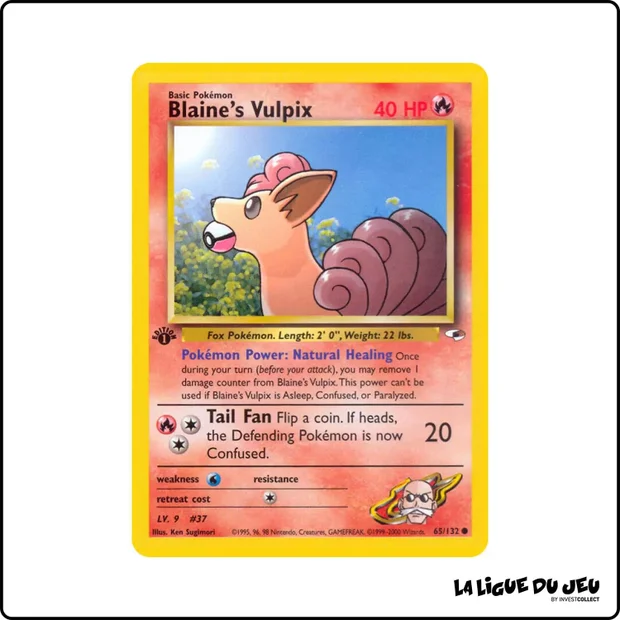 Commune - Pokemon - Gym Heroes - Blaine's Vulpix 65/132