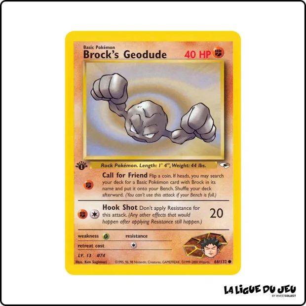 Commune - Pokemon - Gym Heroes - Brock's Geodude 66/132