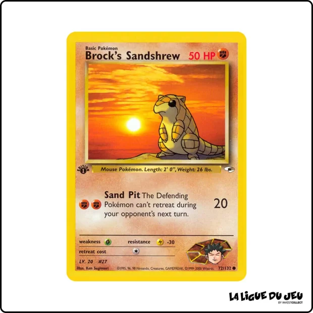 Commune - Pokemon - Gym Heroes - Brock's Sandshrew 72/132