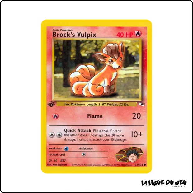 Commune - Pokemon - Gym Heroes - Brock's Vulpix 73/132