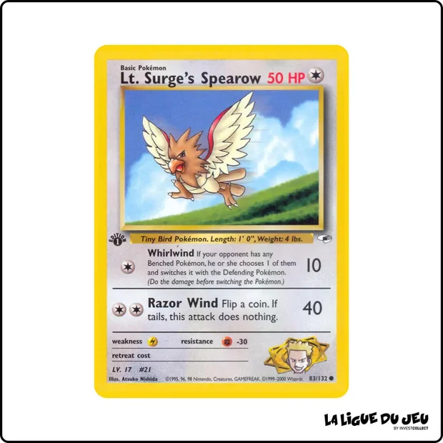 Commune - Pokemon - Gym Heroes - Lt. Surge's Spearow 83/132