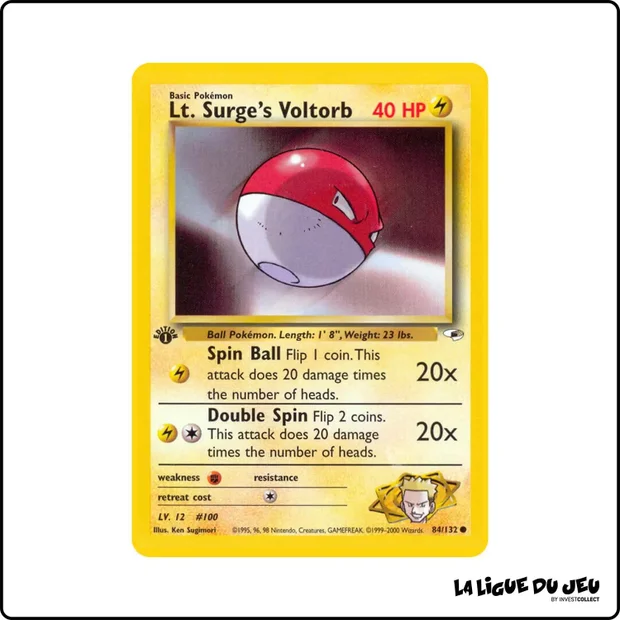 Commune - Pokemon - Gym Heroes - Lt. Surge's Voltorb 84/132