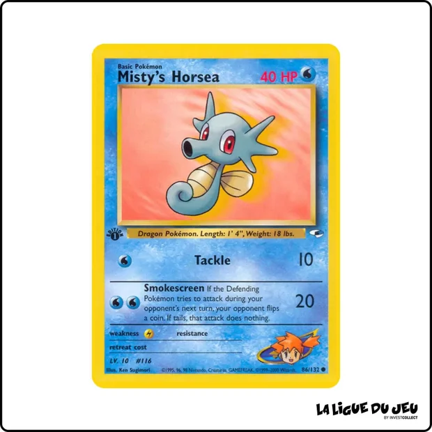 Commune - Pokemon - Gym Heroes - Misty's Horsea 86/132