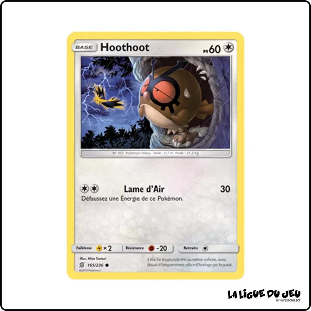 Commune - Pokemon - Harmonie des Esprits - Hoothoot 165/236