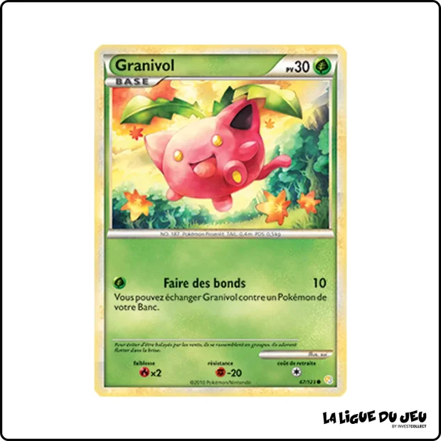Commune - Pokemon - HeartGold SoulSilver de Base - Granivol 67/123