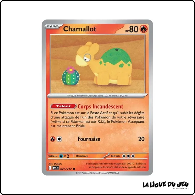 Commune - Pokemon - Héros Transcendants - Chamallot 27/217