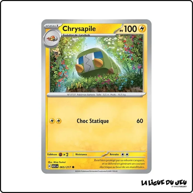 Commune - Pokemon - Héros Transcendants - Chrysapile 65/217