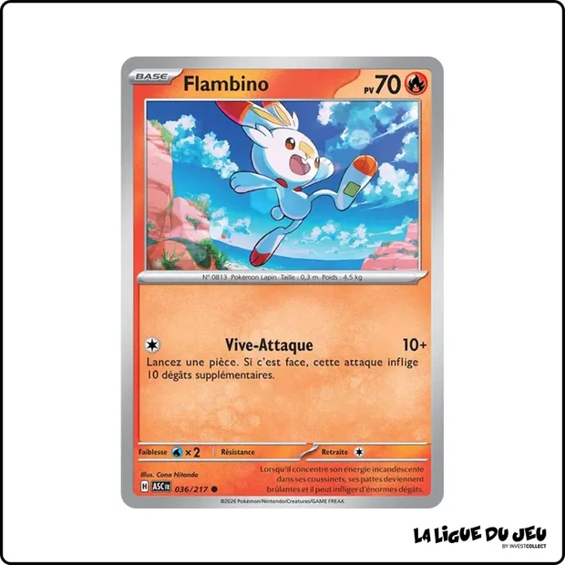 Commune - Pokemon - Héros Transcendants - Flambino 36/217