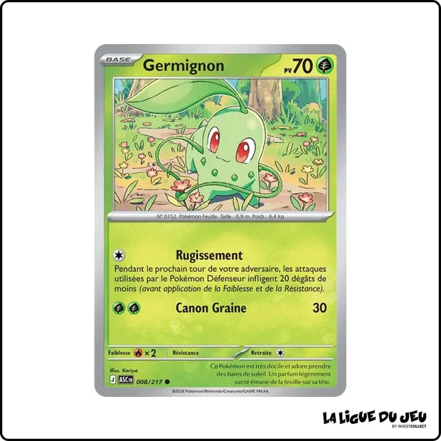 Commune - Pokemon - Héros Transcendants - Germignon 8/217