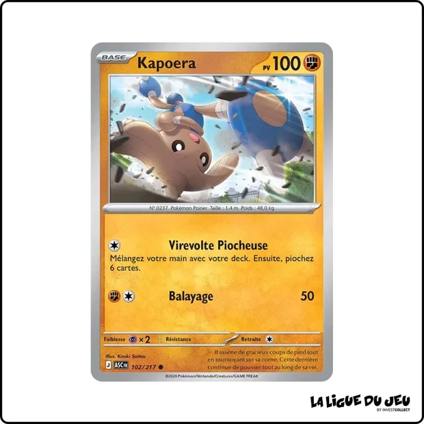 Commune - Pokemon - Héros Transcendants - Kapoera 102/217