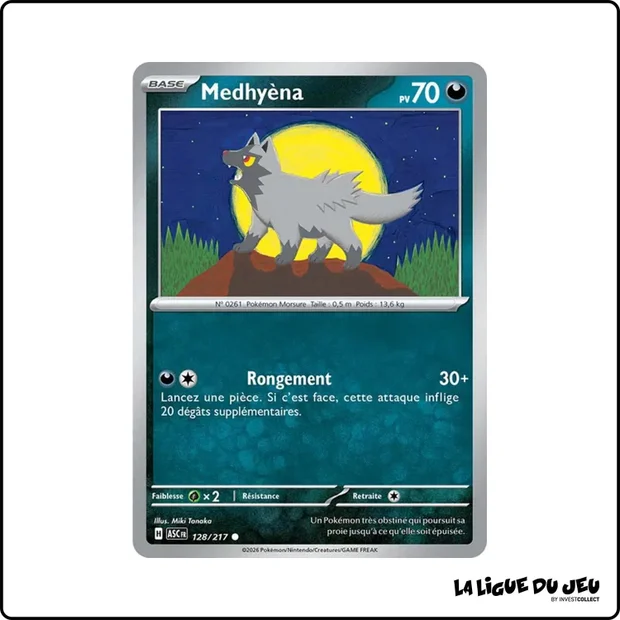Commune - Pokemon - Héros Transcendants - Medhyèna 128/217