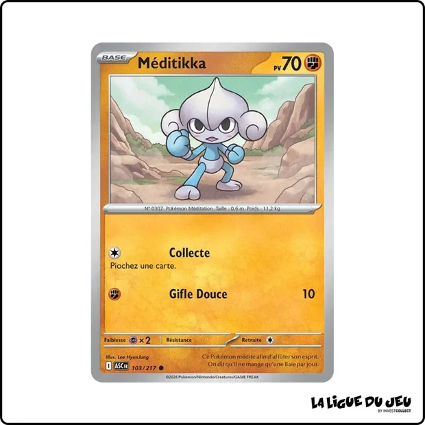 Commune - Pokemon - Héros Transcendants - Méditikka 103/217