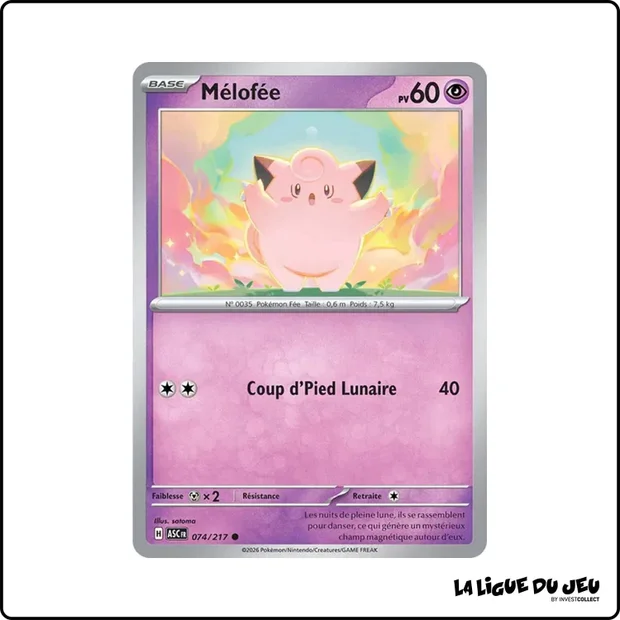 Commune - Pokemon - Héros Transcendants - Mélofée 74/217