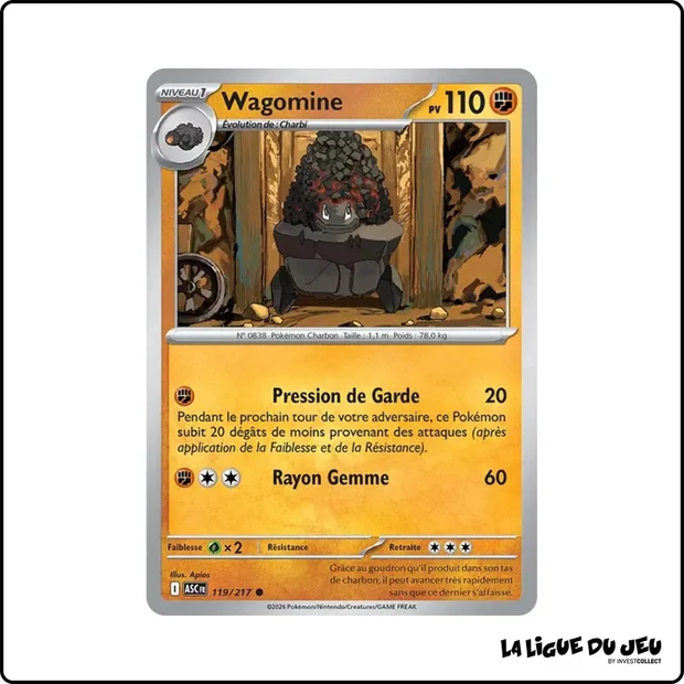 Commune - Pokemon - Héros Transcendants - Wagomine 119/217