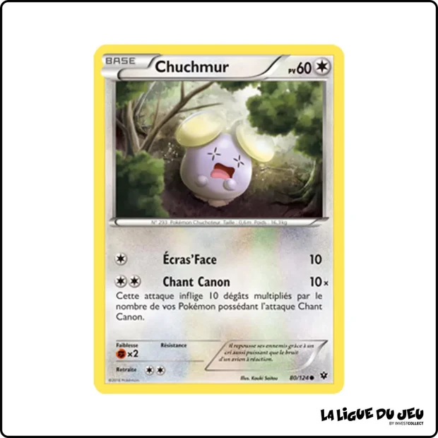Commune - Pokemon - Impact des Destins - Chuchmur 80/125
