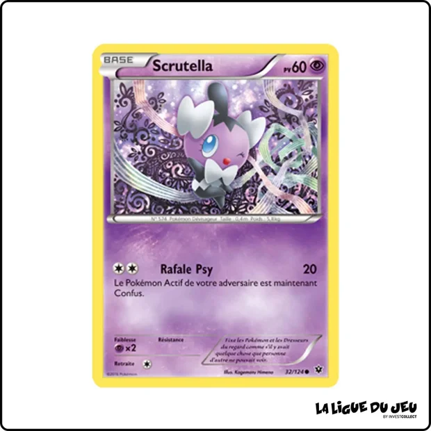 Commune - Pokemon - Impact des Destins - Scrutella 32/125