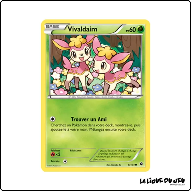 Commune - Pokemon - Impact des Destins - Vivaldaim 8/125