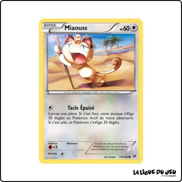 Commune - Pokemon - Impulsion Turbo - Miaouss 114/162