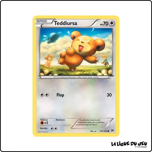 Commune - Pokemon - Impulsion Turbo - Teddiursa 121/162