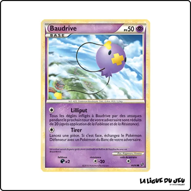 Commune - Pokemon - Indomptable - Baudrive 46/90