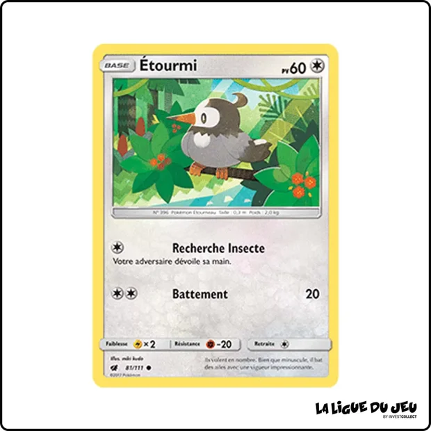 Commune - Pokemon - Invasion Carmin - Étourmi 81/111