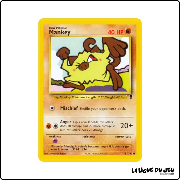 Commune - Pokemon - Legendary Collection - Mankey 81/110