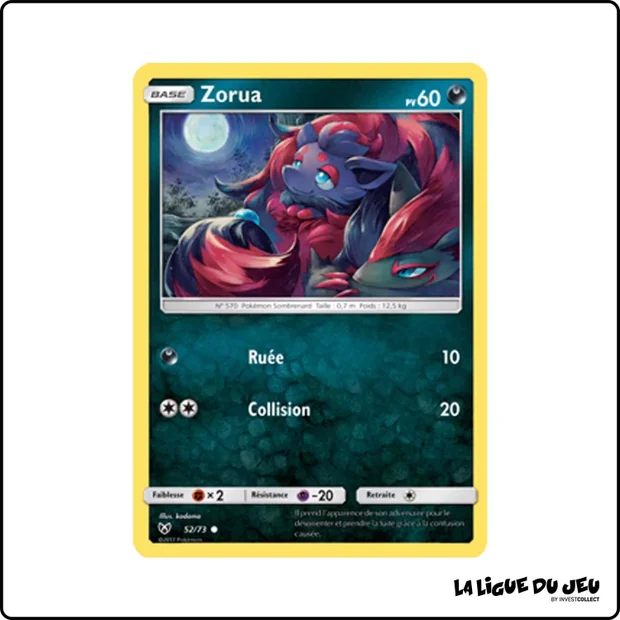 Commune - Pokemon - Légendes Brillantes - Zorua 52/73