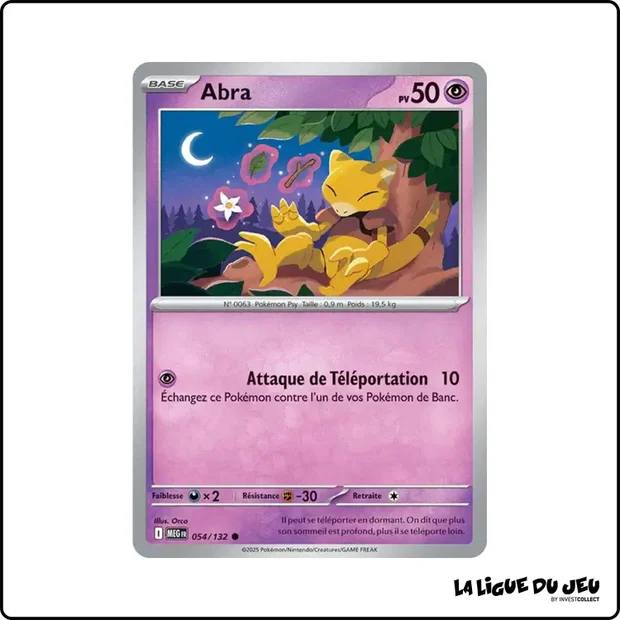 Commune - Pokemon - Méga Évolution de Base - Abra 54/132
