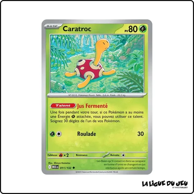 Commune - Pokemon - Méga Évolution de Base - Caratroc 11/132