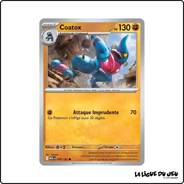 Commune - Pokemon - Méga Évolution de Base - Coatox 79/132
